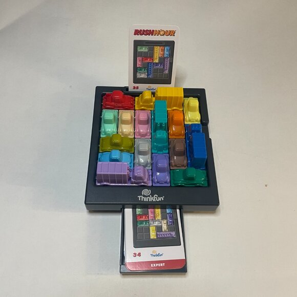 ThinkFun 5000 Rush Hour Traffic Jam Logic Game Complete with Bag (No Box) - Picture 5 of 9
